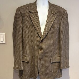 Ermenegildo Zegna Beige and Brown Sport Blazer